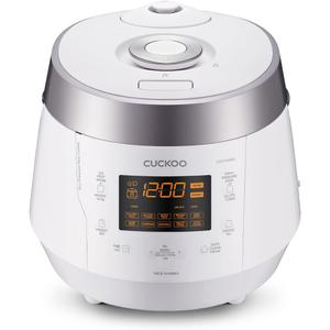 Cuckoo Heating Pressure Cooker & Warmer  12 built-in programs, Glutinous (white), Mixed, Brown, GABA rice, and more, 10 cups
