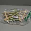 Juvale Mini Easel Stand - 7 in, Light Brown Lotus Wood, 6-Pack - Table & Desktop Display Stand - Place Card Holder & Photo Display