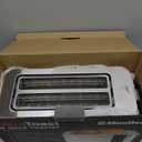 Mueller UltraToast Full Stainless Steel Toaster 4 Slice, Long Extra-Wide Slots for Bagels and Waffles, 6 Browning Levels, LED Display, Cancel/Defrost/Reheat Functions & Removable Tray, Kitchen Gadgets