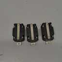 T Tulead 3 Pcs NEMA L16-30R 30A 480V 3 Pole 4 Wire Flush Mounting Locking Receptacle Industrial Grade Heavy Duty,Black