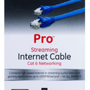 GE Pro 14ft Cat6 Ethernet Internet Cable, Blue