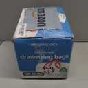 Amazon Basics 13 Gallon Tall Kitchen Drawstring Trash Bags, Unscented, 10% Post Consumer Recycled, 120 Count, White