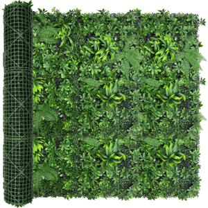 Artificial Green Boxwood Grass Wall Roll: 60"x128"(53.5 SQFT) UV Protected Ivy Privacy Hedge Fence Screen for Chain Link Fences Panel Indoor,Outdoor Patio Balcony & Garden (3d Style 3)