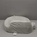 My Brest Friend Super Deluxe Nursing Pillow - Enhanced Comfort & Ergonomic Breastfeeding Pillow for Ultimate Support For Mom & Baby - Adjustable and with Handy Side Pocket, Platinum