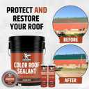 Liquid Rubber Color Roof Sealant- Elastomeric Waterproof Coating for Flat, Low-Slope & Metal Roofs, Flexible UV-Stable Membrane, Light Gray, 5 Gallon