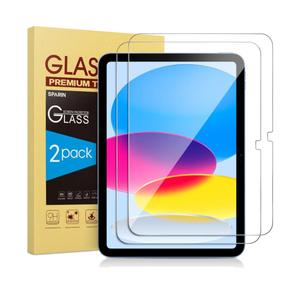 Screen Protector for iPad A16 2025 11th (11 Inch) /10th Generation 2022 (10.9 Inch), 2 Pack Tempered Glass for iPad 11/10 Gen, Case Friendly, Anti-Scratch, Touch Sensitive