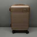 Carry On Luggage 22x14x9 Airline Approved, 20-inch Hard Shell Suitcases with Wheels, ABS Lightweight Carry on Suitcase with TSA Lock (Backpack Type, Pink)