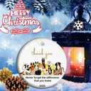 Thank You Teacher Appreciation Gifts, Never Forget The Different You Make, Christmas Ornament, End of Year Teacher Appreciation (C13)