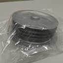 Dreyoo 1 Pcs 6 Inch End of Pipe Gripper Mechanical Plug, Steel Drain Pipe Cover with Galvanized Screw and Wing Nut for Outdoor Sewer Cleanout Drain