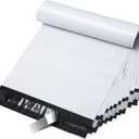Fuxury 9x12 200 Pcs White Poly Mailers Shipping Envelopes, Self-Seal Envelopes, Enhanced Durability Multipurpose Shipping Bags Envelope, Keeps Items Safe & Protected
