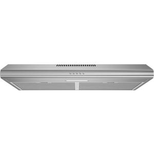 FIREGAS Under Cabinet Range Hood 30 Inch, Ducted/Ductless Convertible Vent Hood with 250 CFM, 3-Speed Fan, Energy-Efficient LED Lights for Kitchen Stove Ventilation (Stainless Steel)