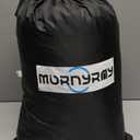 Motorcycle Cover Waterproof Outdoor Storage with Lock-Holes, Zipper Storage Bag & Night Reflective Design, All Season Protection Powersports Vehicle Covers Fits up to 96.5" Motorcycles