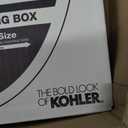 KOHLER 4639-RL-0 Cachet Ready Latch Round Toilet Seat Soft Close, White
