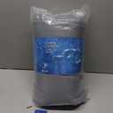 QUTOOL Cooling Comforter Twin Size, Double-Sided Cooling Blankets for Hot Sleepers and Night Sweats, Silk Smooth Ice Cool Comforter with 1 Pillowcase, Breathable & Lightweight Grey, 68"x90"