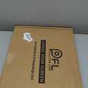 Garage Screen Doors for 1 Car Garage, 8x7Ft Magnetic Closure Heavy Duty Weighted Bottom Screen Self Sealing Fiberglass Mesh Anti Annoying Animals Retractable Net-Easy Assembly & Pass-Through (Black)