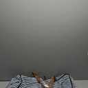 Lekesky Foldable Travel Duffle Bag for Women, 80L Large Duffel Bag with Separate Shoes Compartments & Straps, Carry On Weekend Bag for Women, Hospital, Overnight (Blue Stripes)