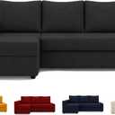 Friheten Couch Cover for The IKEA Friheten with Chaise Corner Cover, Sofa Bed Cover, Corner Sectional Sofa with Chaise Replacement, Sofa Not Include,Dark Grey, Left