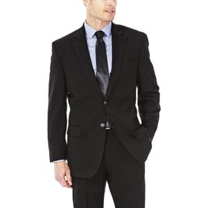 J.M. Haggar Premium Stretch Classic Fit Suit Separates - Pants & Jackets, 44 Long, Black Shadow