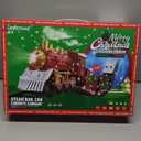 Electric Train Set for Kids Ages 3-8, Train Toys for Boys with Smokes, Lights and Sound, 4 Cars and 10 Tracks for Year Round Play Birthday Gifts Easter Gifts for Toddler 3 4 5 6 7 8 Years