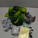 Dinosaur Toys,Create A Dinosaur World Road Race,Flexible Track Playset and 2 pcs Cool Dinosaur car for 3 4 5 6 Year & Up Old boy Girls Best Gift (Green)