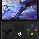 R36MAX Retro Handheld Game Console, Black