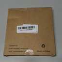 HOMOTEK Square Recessed Sliding Closet Door Finger Pulls, Inner Diameter 2-1/8 Inch(54mm), Flush Handles for Pocket Door, Barn Door Handles,Drawer pulls(Brushed Brass, 4 Pack) (Gold)