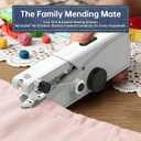 Handheld Sewing Machine, Easy One-Speed Electric Stitching for DIY Quick Repair