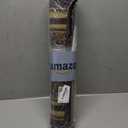 Ottomanson Hallway Runner Rug 20" x 59" Non Slip Border Area Rugs Easy to Clean Laundry Rug Runner Durable & Pet Friendly Floor Carpet Runners for Hallways Entryway Living Room Kitchen, Brown