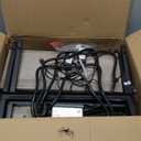 TUTOTAK Small Narrow LED End Table with Charging Station, Side Table Outlets, Nightstand with Cloth Drawer, Set of 2, Couch Table, for Living Room, Bedroom, Bedside, Greige TB01BG059