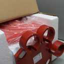 Heated Chicken Waterer, 3 Gallon Thermostatic Poultry Drinker with 4 Cups, Outdoor Winter Water Heater with Leg Base for Chickens, Ducks, Geese, Turkeys, Anti-Freeze Automatic Watering System (Red)