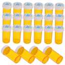 Portable Pill Bottle 25pcs Set Mini Medicine Dispenser for Travel Empty Travel Pill Container Child-Proof Cap