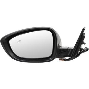 Left Driver Side Mirror Assembly Compatible with 2018-2022 Accord LX Sport Power View Mirror with Heated & (BSM) Blind Spot Detection & Power Glass and Manual Folding HO1320329 (7Pins)