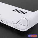 eXtremeRate Replacement Full Set Housing Shell with Buttons for Steam Deck OLED, Custom DIY White Faceplate Back Plate Trackpad Case for Steam Deck OLED Console - Without Console