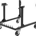 JY PERFORMANCE Rolling Engine Cradle Stand with Wheels Compatible with Chevy Small Block and Big Block, Heavy Duty Steel Engine Cradle, 750 LBS Capacity