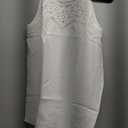 Women Sexy Sleeveless Lace Crochet Dressy Flowy Tank Top Cute Summer Shirts, S