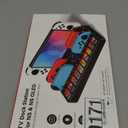 Switch Docking Station for TV with Controller Charger, Replacement for Switch TV Dock with HDMI Adapter, SW Base Station Portable Charging Dock with 10 Game Slots for Nintendo 3DS & 2DS NES Console