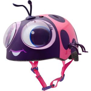Raskullz Raskullz 3D Character Child and Toddler Bike Helmets (Toddler (48-52 cm), Googly Eye Ladybug)