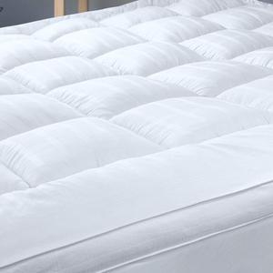 Extra Thick Pillow Top 3 Inch Mattress Topper King Size for Firm Mattress, Cooling Fluffy Cotton Hotel Mattress Bed Topper for Cloud Like Sleep & Back Pain, Plush Soft Pad, Fit to 6-22 Mattress