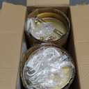 NIORSUN Battery Operated Wall Sconce Set of 2, Gold Wireless Rechargeable Wall Lights with 5200mAh Dimmable Detachable Bulbs and Remote, 9 Colors Sconces Wall Decor for Bedroom Living Room Hallway (20.67 inch)