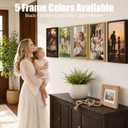 Texas Art 18x24 Canvas Floater Frame, 1.25" Deep Wood Grain Texture Floating Picture Frame for Gallery Wrapped Canvas, Dark Walnut Modern Wall Decor for Home & Office, Fathers Gifts, 18L" x 24W"