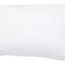 Amazon Basics Queen Pillow Protector with Zipper, 100% Cotton Hypoallergenic, Machine Washable, White, 31 x 21 Inches, Pillows Not Included