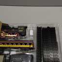 Funwee Electric Train Toy with Smokes,Lights and Sound,Train Set for Under Christmas Tree, Locomotive Train Model with Track, for 3 4 5 6 7+ Years Old Toddler Boys and Girls Birthday