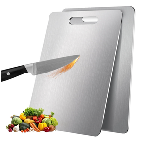 Titanium Cutting Board, 2026 New Upgrade 100% Pure Titanium Cutting Boards for Kitchen, Hygiene & Durability Non Stick Chopping Board, Double sided Cutting Mat, Easy to Clean,V790L