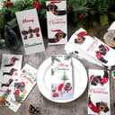 2 x Harloon 30 Pcs Christmas Dachshund Money holder Dachshund card Dog Cash Card Holders Gift Envelops Money Christmas Cards for Xmas Party Supplies Holiday Gift Giving Ideas (3.5 x 7.3)