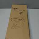 Kids Mask Snorkel Set for Age 5-15,Dry Top Snorkeling Gear for Kids Boys Girls Junior & Youth, Tempered Glass Snorkel Mask with Fins for Swimming Snorkeling (Purple+White, One Size)