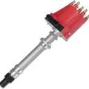 Ignition Distributor with Red Cap & Rotor Fits Chevy GMC Van Pontiac Grand Prix 4.3L V6 1985-1995(OE: 1103993, DST1635)