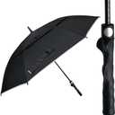 GRIP KING Golf Umbrella 54/62/68 inch + Golf Grip Trainer Double Canopy Vented Windproof Waterproof Automatic Open