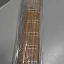 LazBlinds No Tools No Drill Bamboo Roller Shades, Cordless Bamboo Blinds, Light Filtering Roll Up Blinds for Windows, French Door, Porch or Patio Privacy Screen, 26'' W x 20'' H, Brown206