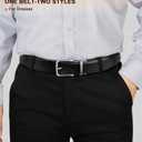 BULLIANT Men's Belt,Reversible Belt Adjustable For Gift Men 1.25-Cut For Fit-2 Sides in 1 Belt(Not 2)