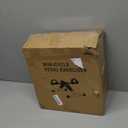 Folding Exercise Bike Pedal Exerciser Portable Desk Bike with LCD Display for Arms and Legs Workout (GRAY)